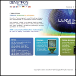 Screen shot of the Densitron Europe Ltd website.