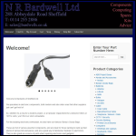 Screen shot of the N R Bardwell Ltd website.