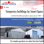 Screen shot of the Smart-Space Instant Build website.