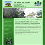 Screen shot of the Aerial Access Tree Services website.