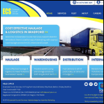 Screen shot of the Exsample Courier Services website.
