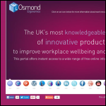 Screen shot of the Osmond Group Ltd website.
