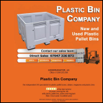 Screen shot of the Plastic Bin Company website.