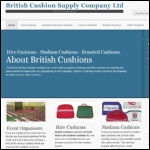 Screen shot of the British Cushion Supply Company Ltd website.