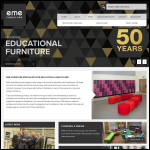 Screen shot of the EME Furniture website.