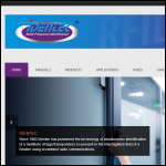 Screen shot of the Identec Ltd website.