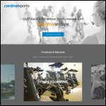 Screen shot of the Cardinal Sports Ltd website.