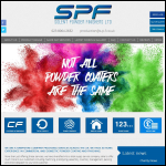 Screen shot of the Solent Powder Finishes Ltd website.