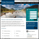 Screen shot of the Hyde Harrington website.
