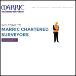 Screen shot of the Marric Chartered Surveyors website.