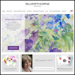 Screen shot of the Silverthorne Designs website.