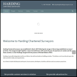 Screen shot of the Harding website.