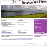 Screen shot of the Imaginehowe Design website.