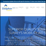 Screen shot of the Dolphin Mobility Ltd website.