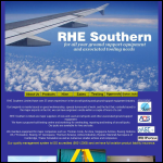 Screen shot of the RHE Ltd website.