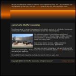 Screen shot of the Chaffer Associates Ltd website.