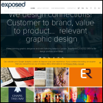 Screen shot of the Exposed Design Consultants website.