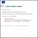 Screen shot of the Firber Engineering Ltd website.