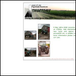 Screen shot of the A1 Tractors website.