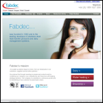 Screen shot of the Fabdec Ltd website.