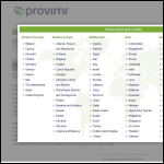 Screen shot of the Provimi Ltd website.