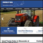 Screen shot of the Crickley Hill Tractors Ltd website.