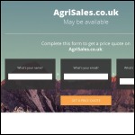 Screen shot of the Agrisales & Services Ltd website.