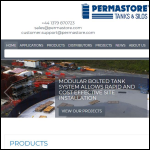 Screen shot of the Permastore website.