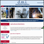 Screen shot of the D.M.I. Mechanical Engineers website.