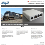 Screen shot of the R2G2 Controls Ltd website.