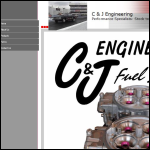 Screen shot of the C.J Engineering website.