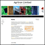 Screen shot of the Agritron Ltd website.