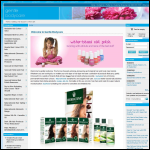 Screen shot of the Gentle Bodycare website.