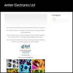 Screen shot of the Amber Electronics Ltd website.