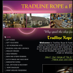 Screen shot of the Tradline Rope & Fenders website.