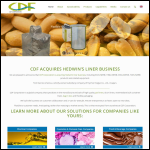 Screen shot of the CDF Cleaning Services Ltd website.