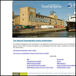 Screen shot of the National Oceanography Centre website.