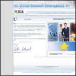 Screen shot of the Victor Stewart Enterprises website.