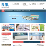Screen shot of the NRL Refrigeration Ltd website.