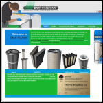 Screen shot of the Envi Filter Ltd website.