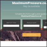 Screen shot of the Maximum Pressure Waste Compactors website.