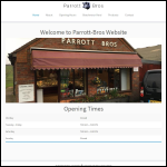 Screen shot of the Parrott Brothers website.