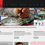 Screen shot of the Roscan Electronics Ltd website.
