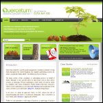 Screen shot of the Quercetum Ltd website.