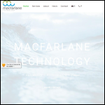 Screen shot of the Macfarlane Technology Ltd website.