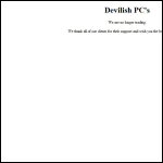 Screen shot of the Devilish PC's website.