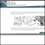 Screen shot of the Ibis Documentation Services website.