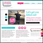 Screen shot of the Utopia Sales & Marketing Ltd website.