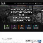 Screen shot of the S2S Group website.