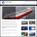 Screen shot of the Strategic Marine Services Ltd website.
